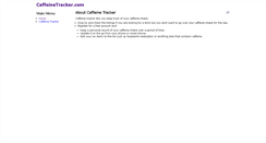 Desktop Screenshot of caffeinetracker.com